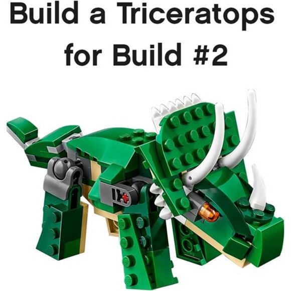 LEGO Creator 3in1 Mighty Dinosaurs 31058 Building Toy Set for Kids (174 Pieces) - Picture 6 of 7